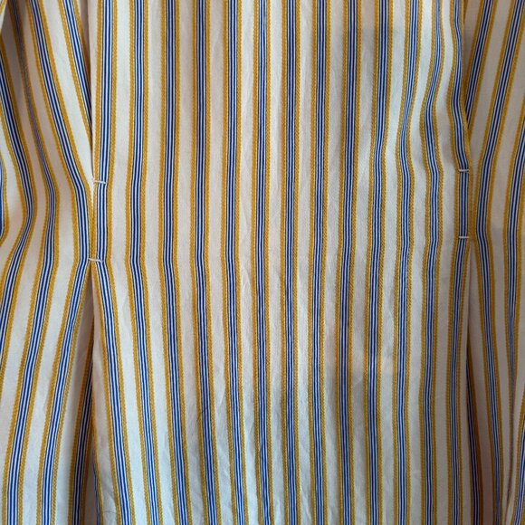 Sandro Striped Puff Sleeve Blouse Size 1 - Picture 5 of 7